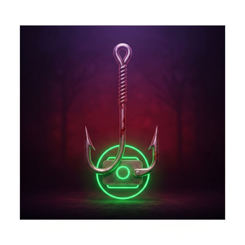 Cryptocurrency phishing attack visualization showing deceptive tactics used by scammers