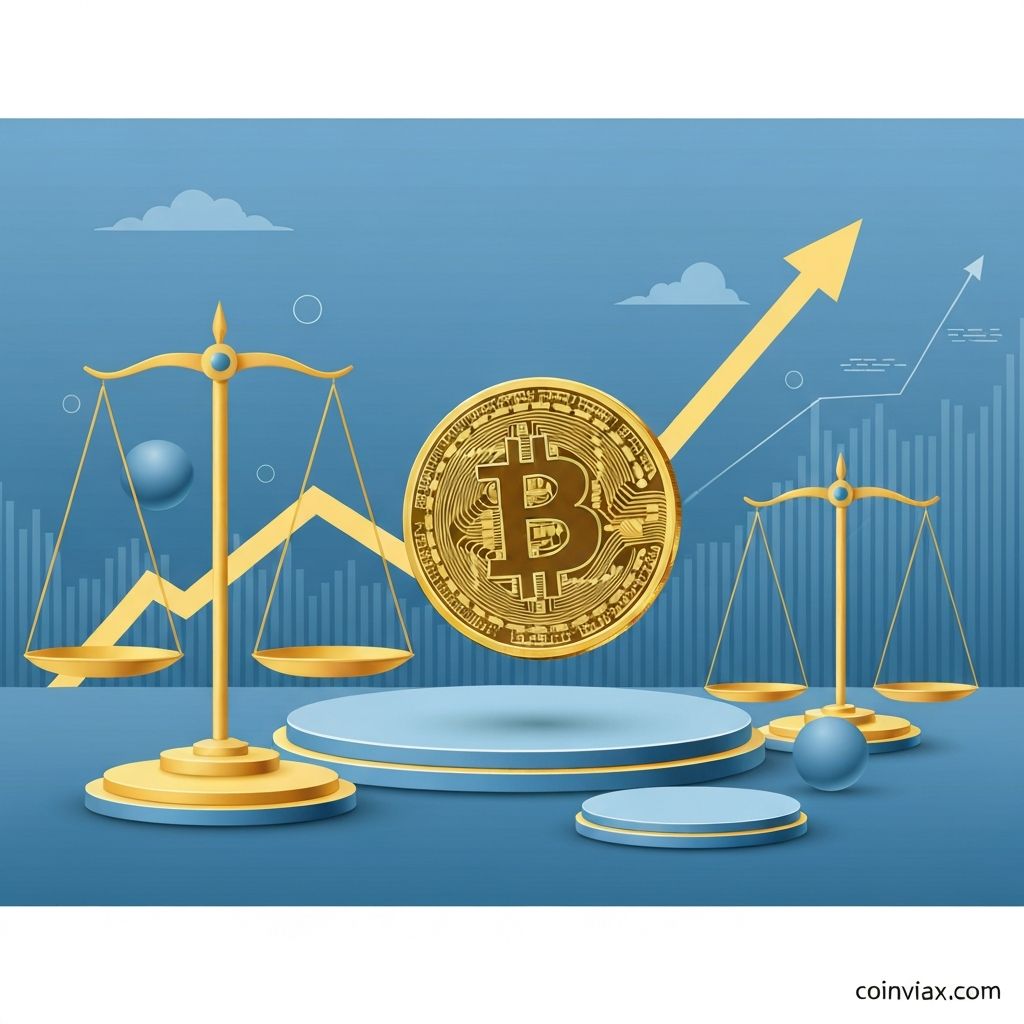 Cryptocurrency value concept showing digital scarcity and market dynamics