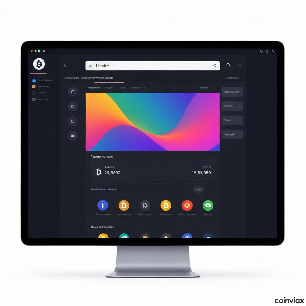 Exodus wallet beautiful colorful interface showing Bitcoin portfolio